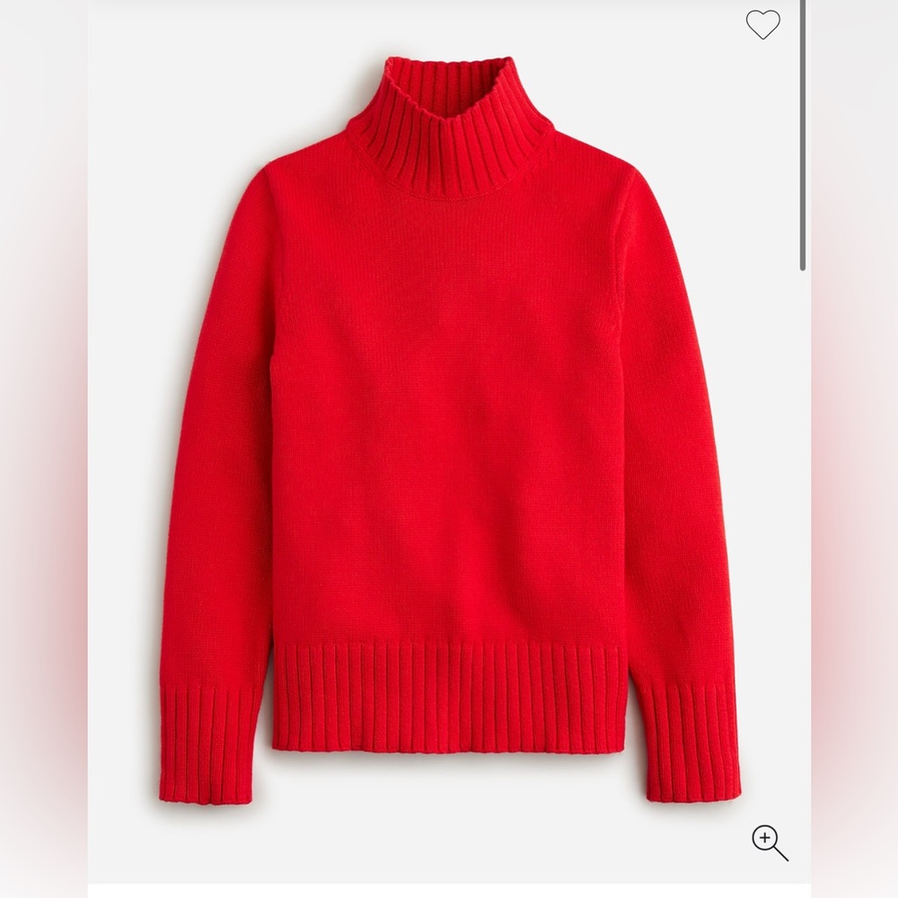 J crew - cotton turtleneck sweater - size medium